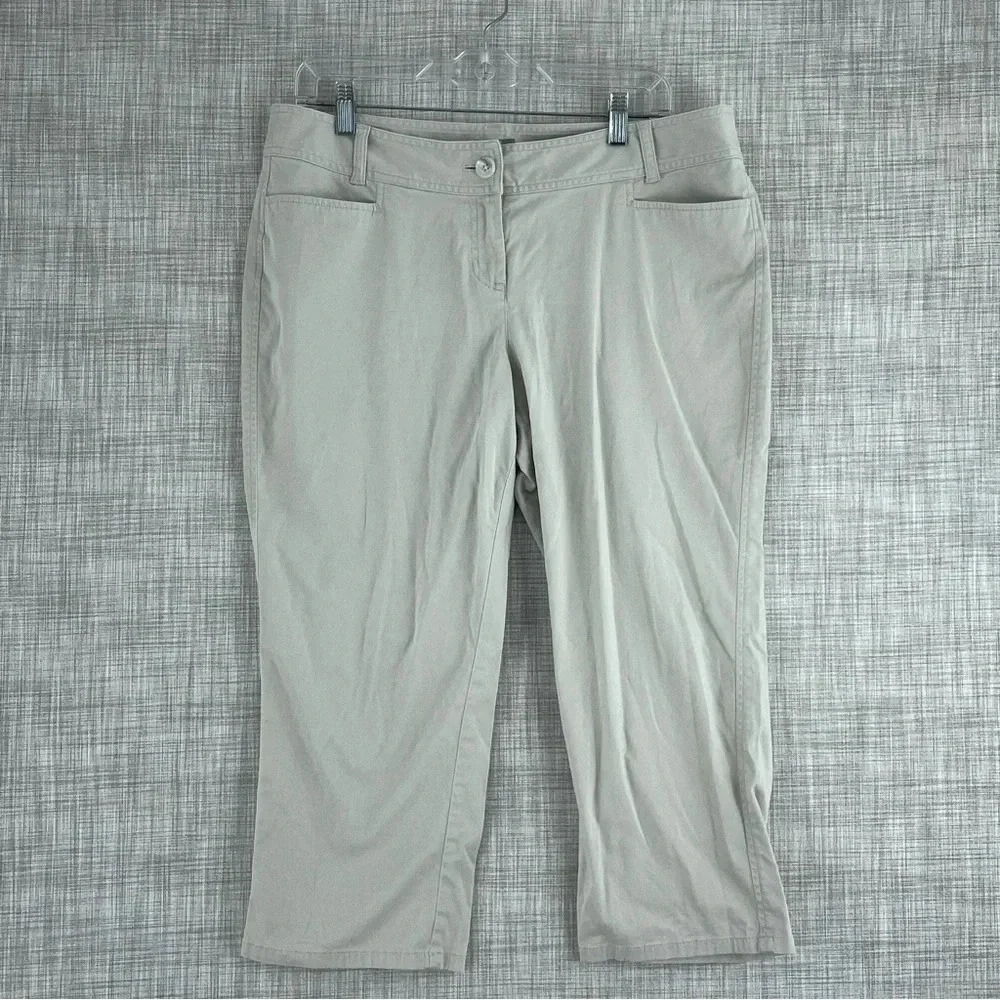 J Jill Womens Size 14 P stretch crop pants 2197